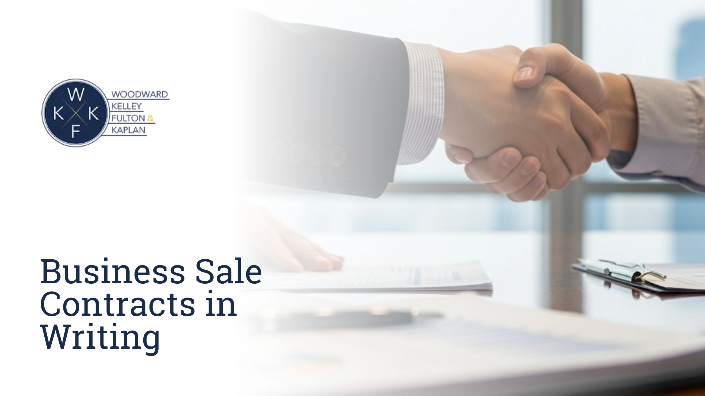 Home Business Sale Contracts in Writing