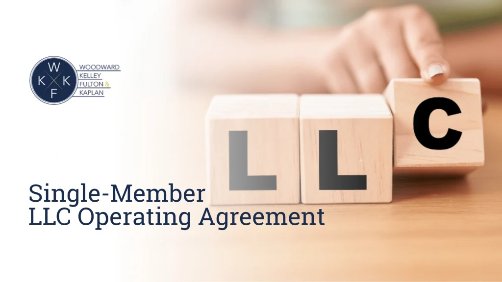 Blog Single Member LLC Operating Agreement