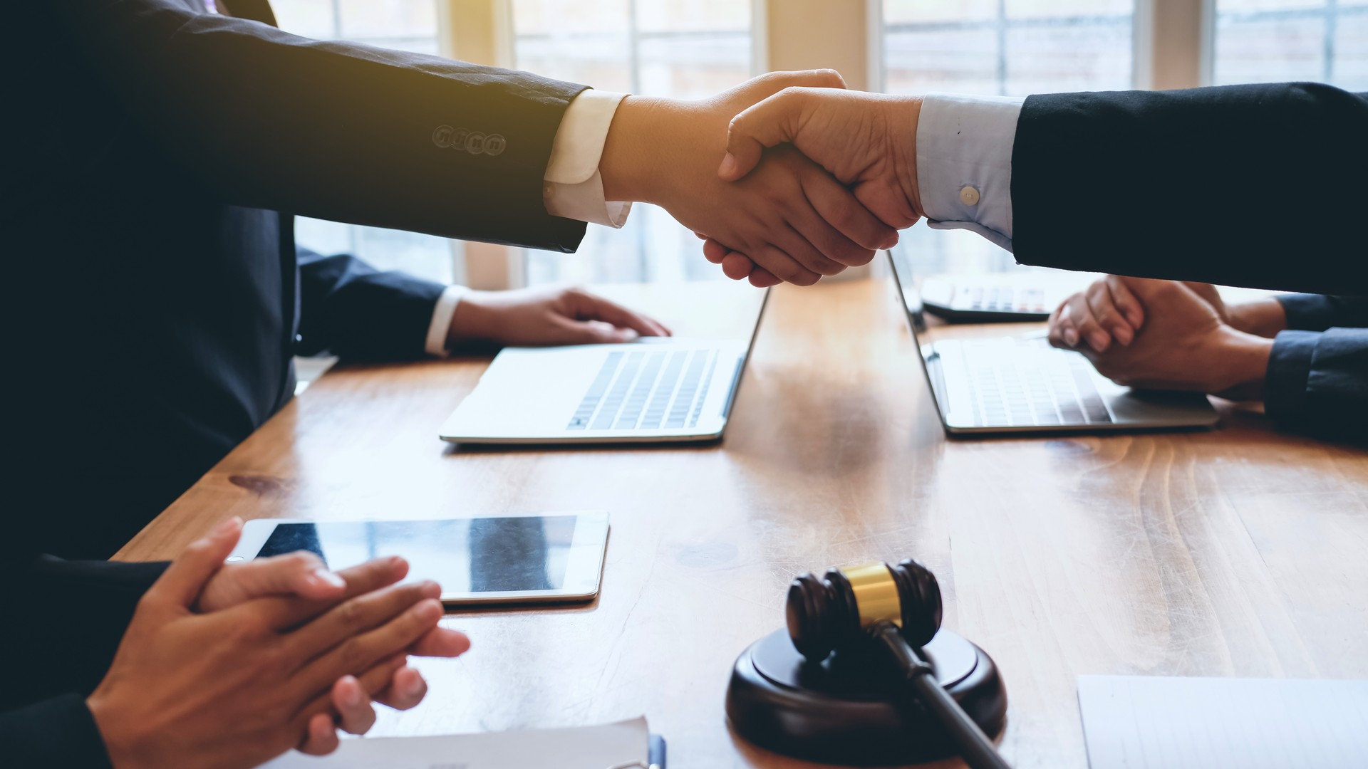 Business agreement reached with legal counsel